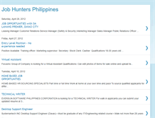 Tablet Screenshot of jobhuntersphilippines.blogspot.com