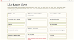 Desktop Screenshot of livelatestnews.blogspot.com