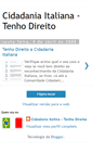Mobile Screenshot of cidadaniaitaliana-tenhodireito.blogspot.com