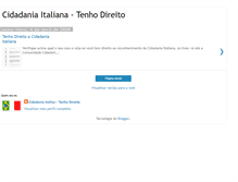 Tablet Screenshot of cidadaniaitaliana-tenhodireito.blogspot.com