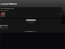 Tablet Screenshot of leonartmotors.blogspot.com