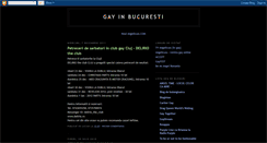 Desktop Screenshot of gayinbucuresti.blogspot.com