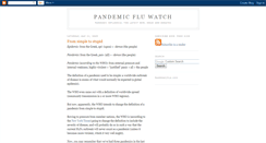 Desktop Screenshot of panfluwatch.blogspot.com