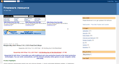 Desktop Screenshot of freewaredb.blogspot.com