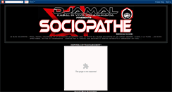 Desktop Screenshot of leblogsociopathe.blogspot.com