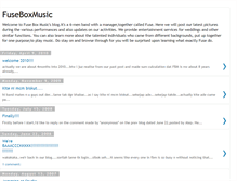 Tablet Screenshot of fuseboxmusic.blogspot.com