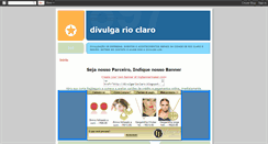 Desktop Screenshot of divulgarioclaro.blogspot.com