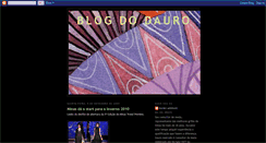 Desktop Screenshot of blogdodauro.blogspot.com