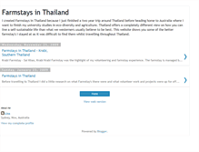 Tablet Screenshot of farmstaythailand.blogspot.com
