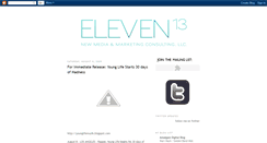 Desktop Screenshot of eleven13online.blogspot.com