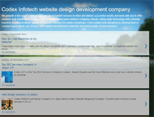 Tablet Screenshot of codexinfotech.blogspot.com
