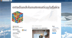 Desktop Screenshot of estudiandolamatematicaylafisica.blogspot.com