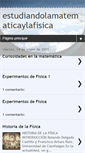 Mobile Screenshot of estudiandolamatematicaylafisica.blogspot.com