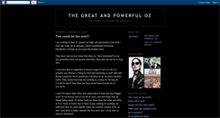 Desktop Screenshot of greatandpowerfuloz.blogspot.com