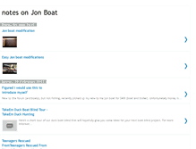 Tablet Screenshot of jonboatz.blogspot.com