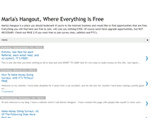 Tablet Screenshot of marlasfreestuff.blogspot.com