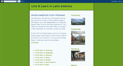 Desktop Screenshot of liveandlearninlatinamerica.blogspot.com