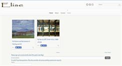 Desktop Screenshot of elisefineart.blogspot.com