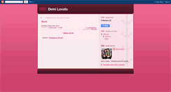 Desktop Screenshot of demilovato-demilovato.blogspot.com