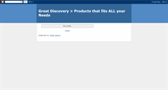 Desktop Screenshot of great-discovery.blogspot.com