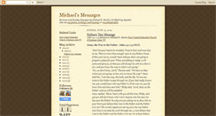 Desktop Screenshot of michaelmessage.blogspot.com