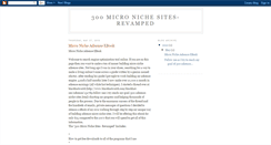 Desktop Screenshot of 300micronichesites-revamped.blogspot.com
