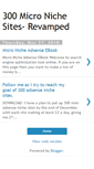 Mobile Screenshot of 300micronichesites-revamped.blogspot.com