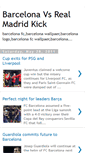 Mobile Screenshot of barcelonavsrealmadridkick.blogspot.com
