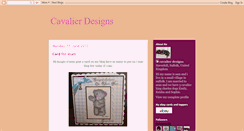 Desktop Screenshot of cavalier-designs.blogspot.com