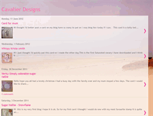 Tablet Screenshot of cavalier-designs.blogspot.com