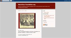 Desktop Screenshot of macarthur-foundation.blogspot.com