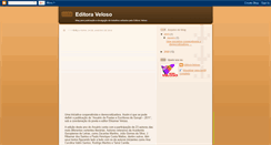 Desktop Screenshot of editoraveloso.blogspot.com