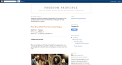 Desktop Screenshot of freedomprinciple.blogspot.com