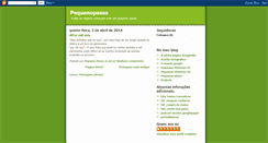 Desktop Screenshot of pequenopasso.blogspot.com