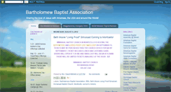 Desktop Screenshot of bartholomewbaptist.blogspot.com