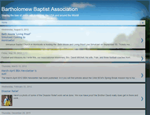 Tablet Screenshot of bartholomewbaptist.blogspot.com