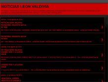 Tablet Screenshot of noticiasleonvaldivia.blogspot.com