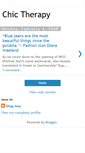Mobile Screenshot of chictherapy.blogspot.com