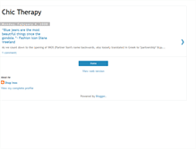 Tablet Screenshot of chictherapy.blogspot.com