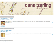 Tablet Screenshot of danazarlingdesigns.blogspot.com