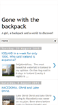 Mobile Screenshot of gonewiththebackpack.blogspot.com