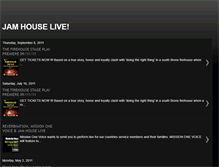 Tablet Screenshot of jamhouselive.blogspot.com