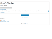 Tablet Screenshot of elliottspilotcar.blogspot.com