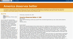 Desktop Screenshot of americadeservesbetter.blogspot.com
