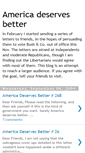 Mobile Screenshot of americadeservesbetter.blogspot.com