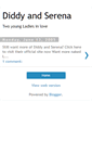 Mobile Screenshot of diddyandserena.blogspot.com