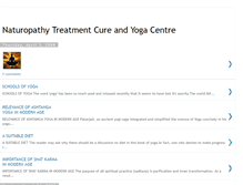 Tablet Screenshot of naturopathytreatmentcure.blogspot.com