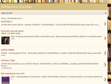 Tablet Screenshot of biblioescolarcem29.blogspot.com