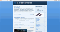 Desktop Screenshot of elrinconflamenco.blogspot.com