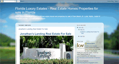 Desktop Screenshot of florida-luxury-estates.blogspot.com